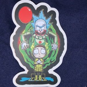 Rick Sanchez Morty Smith - 5 Stickers